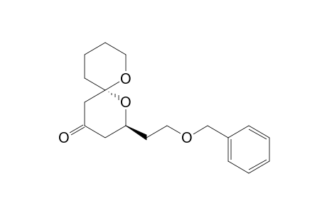 (2S,6S)-2-(2-(Benzyloxy)ethyl)-1,7-dioxaspiro[5.5]undecan-4-one