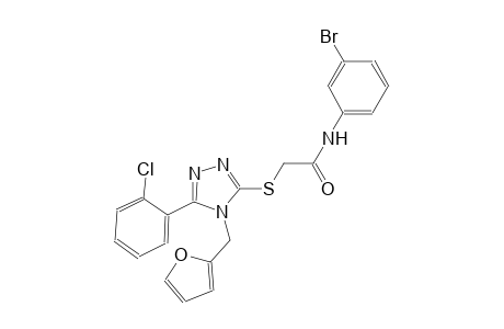 N-(3-bromophenyl)-2-{[5-(2-chlorophenyl)-4-(2-furylmethyl)-4H-1,2,4-triazol-3-yl]sulfanyl}acetamide