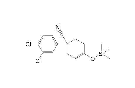 1-(3,4-dichlorophenyl)-4-trimethylsilyloxy-1-cyclohex-3-enecarbonitrile
