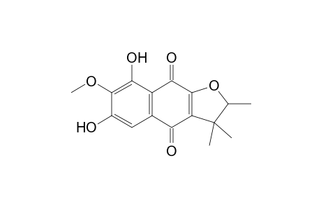 7-Methoxy-6,8-dihydroxy-.alpha.-dunnione