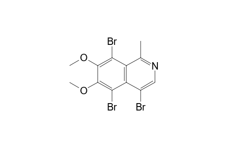 Isoquinoline, 4,5,8-tribromo-6,7-dimethoxy-1-methyl-