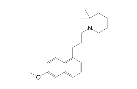 1-[3-(6-Methoxynaphthalen-1-yl)propyl]-2,2-dimethylpiperidine
