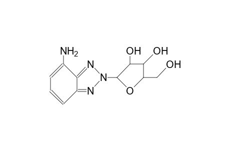 4-Amino-2-(B-D-ribofuranosyl)-2H-benzotriazole