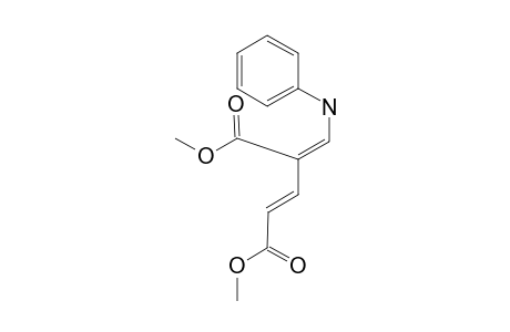 METHYL-(2E,4E)-5-ANILINO-4-(METHOXYCARBONYL)-PENTA-2,4-DIENOATE