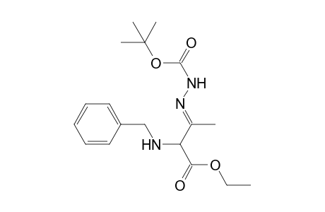 tert-Butyl 2-[2-(benzylamino)-3-ethoxy-1-methyl-3-oxopropylidene]hydrazinecarboxylate