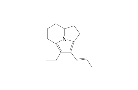 4-Ethyl-3(E)-propenylhexahydropyrrolo[2,1,5-cd]indolizine (myrmicarin 215)