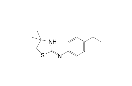 2-[(p-cumenyl)imino]-4,4-dimethylthiazolidine