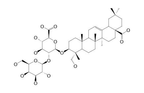 3-O-BETA-[GALACTOPYRANOSYL-(1->2)-GLUCURONOPYRANOSYL]-HEDERAGENIN