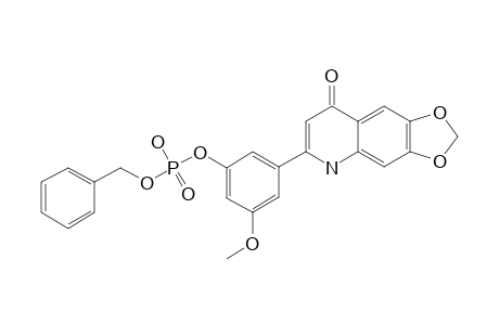 BENZYL-3-(6,7-METHYLENE-DIOXY-QUINOLIN-2-YL)-5-METHOXYPHENYL-HYDROGEN-PHOSPHATE