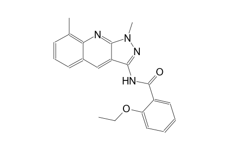 N-(1,8-dimethyl-1H-pyrazolo[3,4-b]quinolin-3-yl)-2-ethoxybenzamide