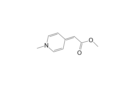 Acetic acid, (1-methyl-4(1H)-pyridinylidene)-, methyl ester