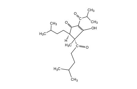 3-HYDROXY-2-ISOBUTYRYL-4-ISOHEXANOYL-5-ISOPENTYL-4-METHYL-2-CYCLOPENTEN-1-ONE