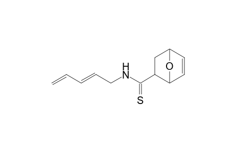 N-(penta-2,4-dienyl)-7-oxabicyclo[2.2.1]hept-5-ene-2-carbothioamide