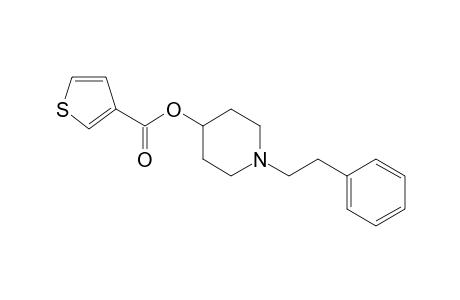 1-(2-Phenylethyl)piperidin-4-yl-thiophene-3-carboxylate