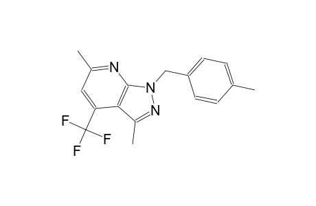 1H-pyrazolo[3,4-b]pyridine, 3,6-dimethyl-1-[(4-methylphenyl)methyl]-4-(trifluoromethyl)-