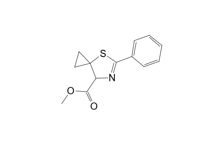 methyl 5-phenyl-4-thia-6-azaspiro[2.4]hept-5-ene-7-carboxylate