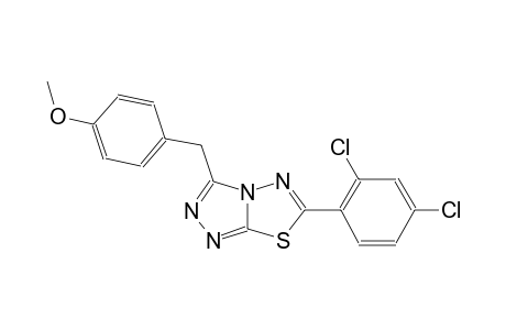 6-(2,4-dichlorophenyl)-3-(4-methoxybenzyl)[1,2,4]triazolo[3,4-b][1,3,4]thiadiazole
