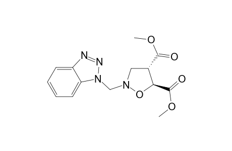 4,5-Isoxazolidinedicarboxylic acid, 2-(1H-benzotriazol-1-ylmethyl)-, dimethyl ester, trans-