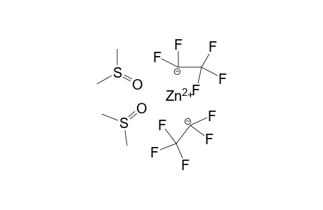 Zinc(II) bis[1,1,1,2,2-pentafluoroethane]-di(methylsulfinylmethane)