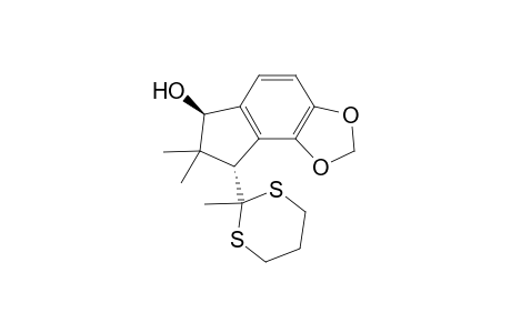 trans-8-(2-Methyl-1,3-dithian-2-yl)-7,8-dihydro-7,7-dimethyl-6H-indeno[4,5-d]-1,3-dioxol-6-ol