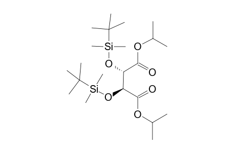 (2S,3S)-2,3-bis[[tert-butyl(dimethyl)silyl]oxy]butanedioic acid dipropan-2-yl ester