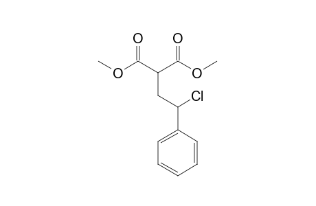 Dimethyl 2-(2'-chloro-2'-phenylethyl)-malonate