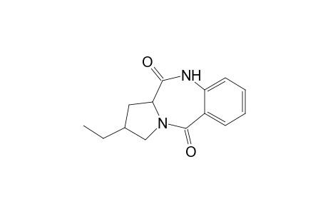 8-ethyl-6a,7,8,9-tetrahydro-5H-pyrrolo[2,1-c][1,4]benzodiazepine-6,11-dione