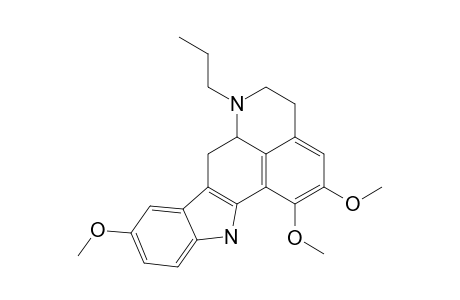 1,2,9-TRIMETHOXY-6-PROPYL-4,5,6,6A,7,12-HEXAHYDRO-ISOQUINOLINO-[8,1-AB]-CARBAZOLE
