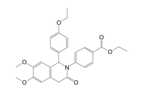 ethyl 4-(1-(4-ethoxyphenyl)-6,7-dimethoxy-3-oxo-3,4-dihydro-2(1H)-isoquinolinyl)benzoate