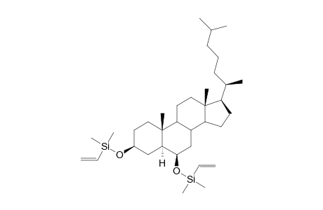 Silane, [[(3.beta.,5.alpha.,6.beta.)-cholestane-3,6-diyl]bis(oxy)]bis[ethenyl dimethyl-