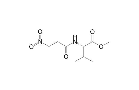 (2S)-3-methyl-2-(3-nitropropanoylamino)butyric acid methyl ester