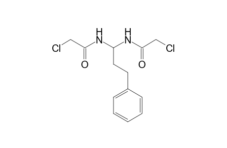 2-chloro-N-[1-[(2-chloroacetyl)amino]-3-phenyl-propyl]acetamide