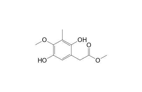 2-(2,5-dihydroxy-4-methoxy-3-methyl-phenyl)acetic acid methyl ester