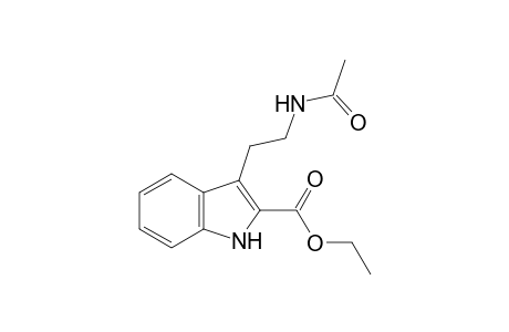 3-(2-acetamidoethyl)indole-2-carboxylic acid, ethyl ester