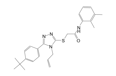 2-{[4-allyl-5-(4-tert-butylphenyl)-4H-1,2,4-triazol-3-yl]sulfanyl}-N-(2,3-dimethylphenyl)acetamide