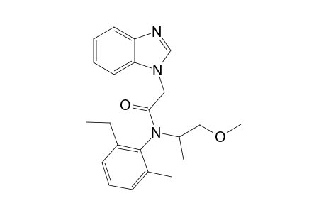 1H-1,3-Benzimidazole-1-acetamide, N-(2-ethyl-6-methylphenyl)-N-(2-methoxy-1-methylethyl)-