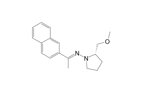 (S)-2-Methoxymethyl-1-[1-(2-naphthyl)ethylideneamino]pyrrolidine