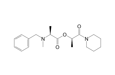 N-Benzyl-N-methyl-L-alanyl-D-lactic Acid Piperidide