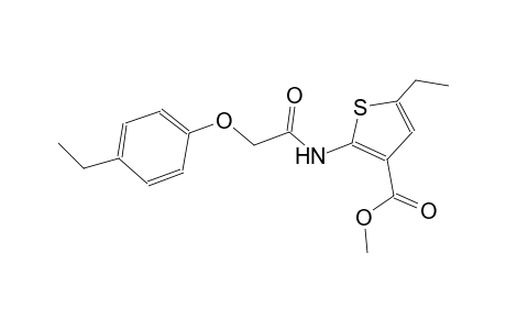 methyl 5-ethyl-2-{[(4-ethylphenoxy)acetyl]amino}-3-thiophenecarboxylate