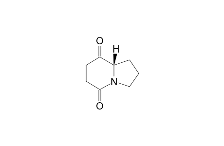 (8aS)-1,2,3,6,7,8a-hexahydroindolizine-5,8-dione