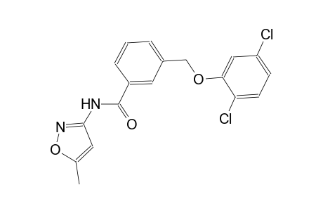 3-[(2,5-dichlorophenoxy)methyl]-N-(5-methyl-3-isoxazolyl)benzamide