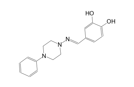 1,2-benzenediol, 4-[(E)-[(4-phenyl-1-piperazinyl)imino]methyl]-