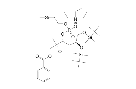 2-(TRIMETHYLSILYL)-ETHYL-(2R,3R,5R)-1-BENZOYLOXY-5,6-BIS-(TERT.-BUTYLDIMETHYLSILOXY)-2-HYDROXY-2-METHYL-3-HEXANYL-TRIETHYLAMMNONIUM-SALT