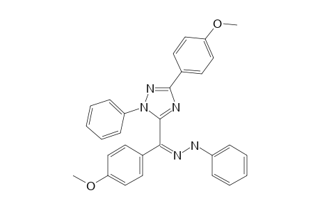 (4-Methoxyphenyl) - [3'-(p-methoxyphenyl)-1'-phenyl-1H-(1,2,4)-triazol-5'-yl]-ketone - phenylhydrazone