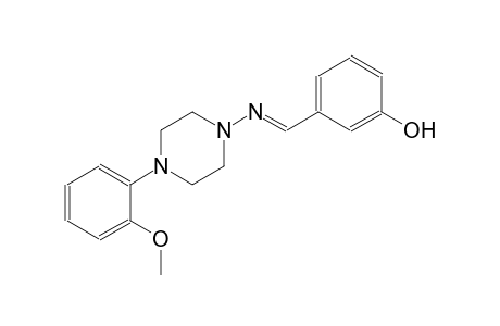 phenol, 3-[(E)-[[4-(2-methoxyphenyl)-1-piperazinyl]imino]methyl]-