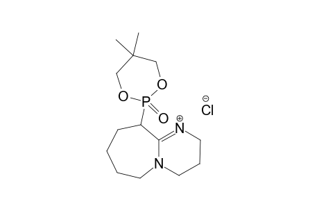 2-(DIAZABICYCLO-[5.4.0]-UNDEC-7-EN-6-YL)-5,5-DIMETHYL-2-OXO-1,3,2-DIOXAPHOSPHINANE-HYDROCHLORIDE