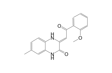 (3Z)-3-[2-(2-methoxyphenyl)-2-oxoethylidene]-7-methyl-3,4-dihydro-2(1H)-quinoxalinone