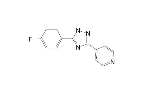 4-[5-(4-Fluorophenyl)-1H-1,2,4-triazol-3-yl]pyridine