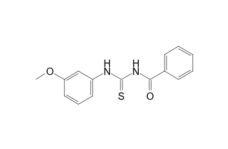 1-benzoyl-3-(m-methoxyphenyl)-2-thiourea