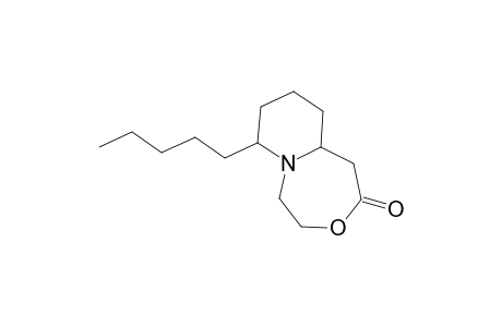 3-Oxo-8-pentyl-7-aza-4-oxabicyclo[5.4]undecane